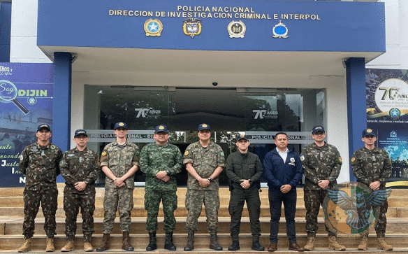 DELEGAÇÃO INTERAMERICANA VISITA POLÍCIA NACIONAL DA COLÔMBIA PARA COMBATE AO TERRORISMO 🇧🇷